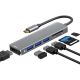 AIRSKY 6 IN 1 USB C TO HUB + CARD READER HC13