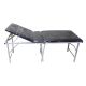 Professional Portable SPA Massage Folding Metal Bed Black