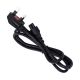 S TEK Notebook Power Cable 3 pin with Fuse 