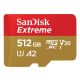 SANDISK EXTREME 512GB MICROSD MEMORY CARD    