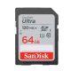 SANDISK SDHC 64GB SD MEMORY CARD