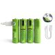 Smart Tools AA 1000mAh Micro USB Rechargeable 4 Pack Battery