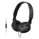 SONY MDR-ZX110AP BLACK WIRED HEADSET ORG