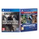 Sony PS4 Call of Duty Modern Warfare CD With Sony PS4 Unchartered Collection CD