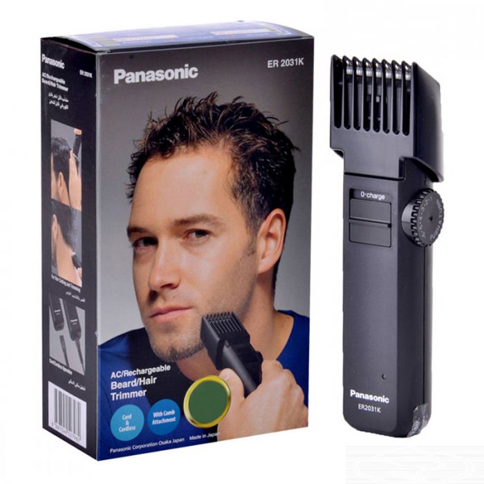 rechargeable facial hair trimmer
