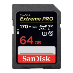 SANDISK EXTREME PRO SD CARD 64 GB 