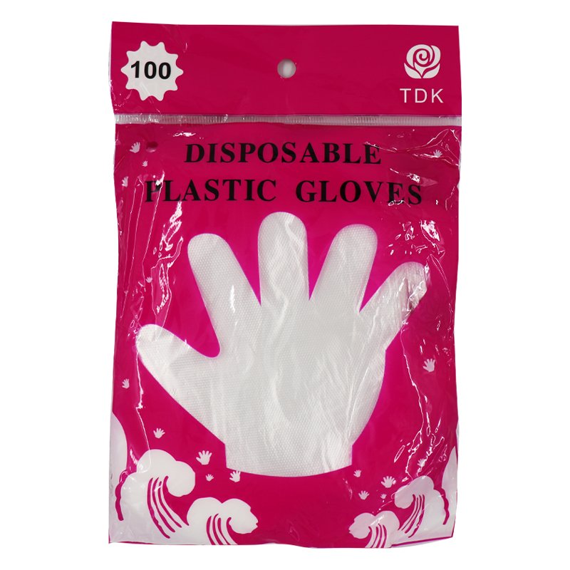 DISPOSABLE PLASTIC GLOVES 1 PACKET