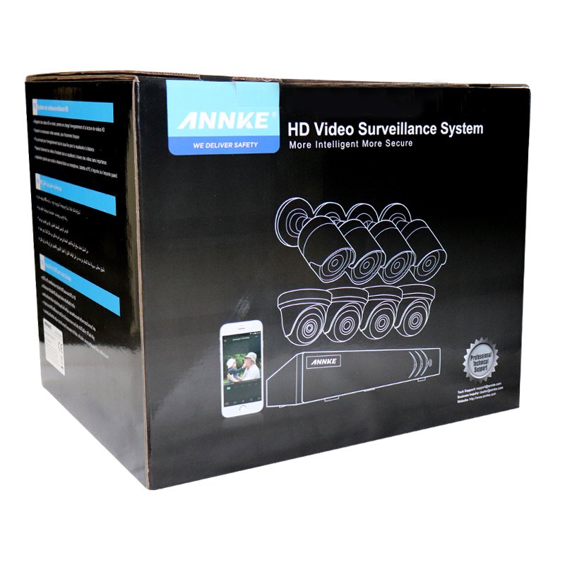 ⁦ANNKE DVR + Camera Set DT81DP+CR1BL*8⁩ - الصورة ⁦3⁩