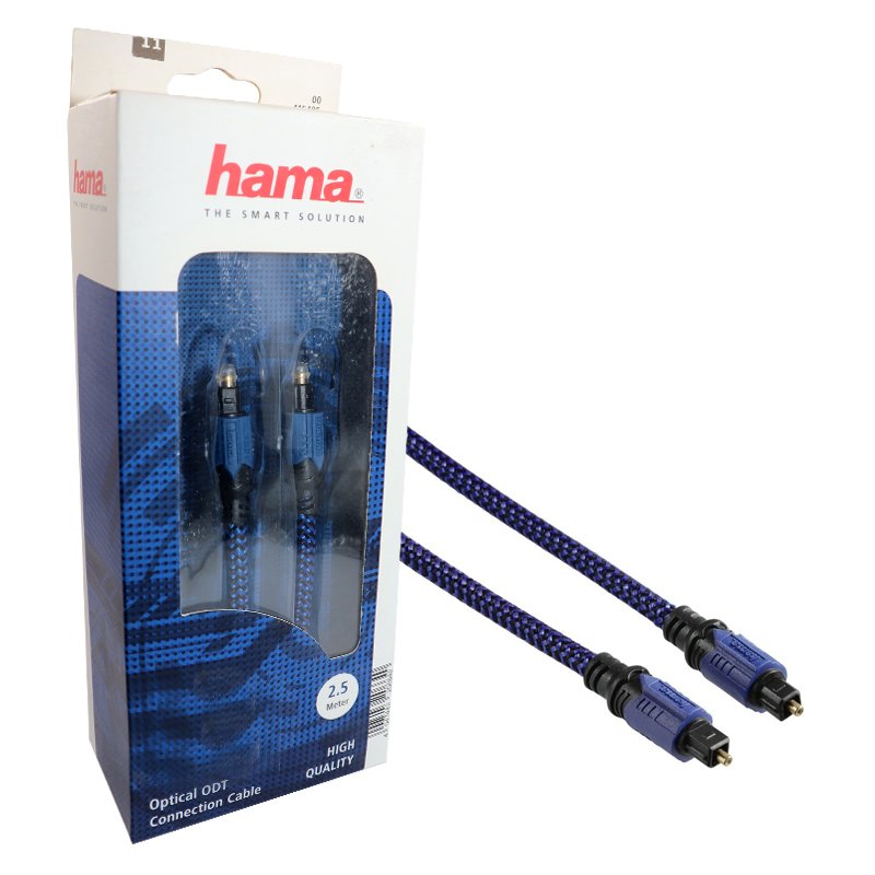 HAMA OPTICAL ODT CONNECTION CABLE 115485 2.5 Mtr