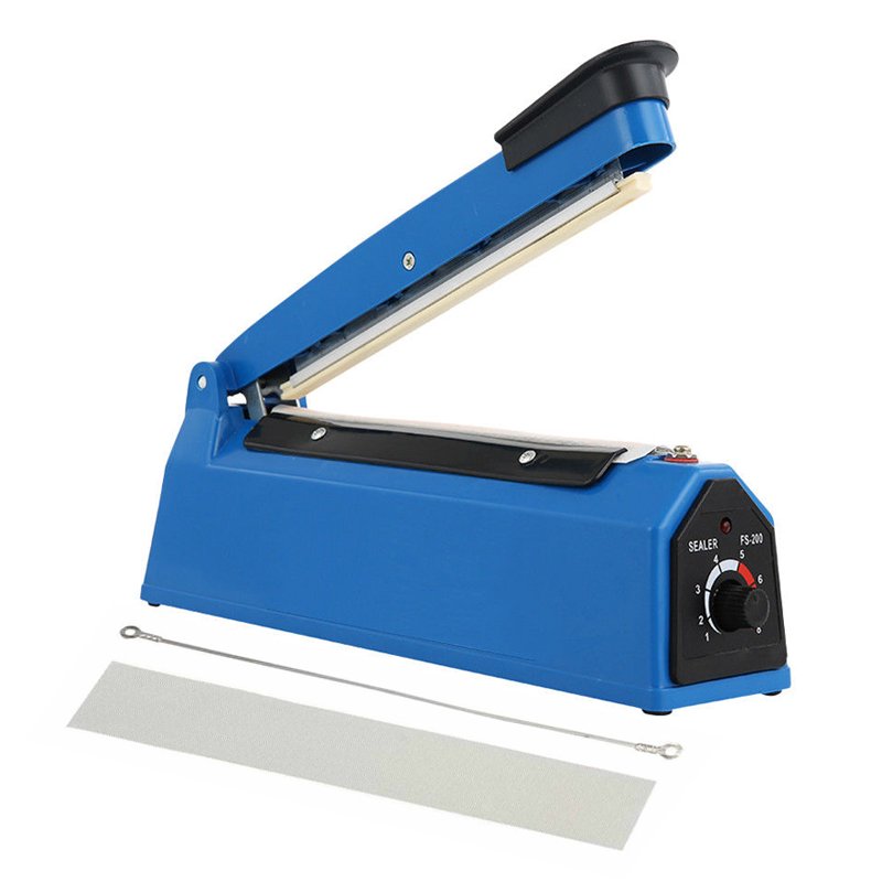 MOGOULUA Termosaldatrice per Plastica Sacchetti 300mm Sigillatrice Macchina ad Impulsi Guarnizione Larga 3mm Impulse Heat Sealer for Mylar PP PE Alluminio Bags Macchina Sigillante Plastica