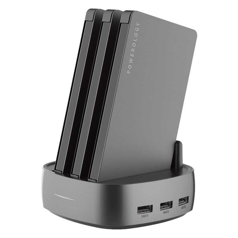 Powerology 8000mah 3 in 1 Power Bank Station