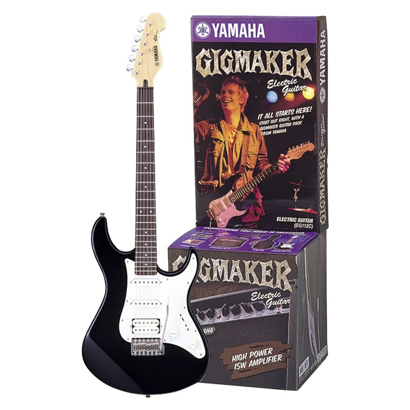 Yamaha Eg112gpiibl Gigmaker Guitar With Amplifier Set