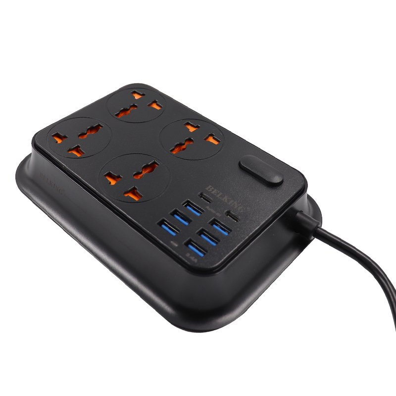 BELKING BK 3605 2M CORD 6 Port USB Hub With 4 Power Socket