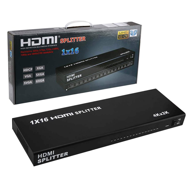 ⁦HDMI SPLITTER 3D 4Kx2K 1X16 1 IN 16 OUT SPLITTER⁩ - الصورة ⁦2⁩