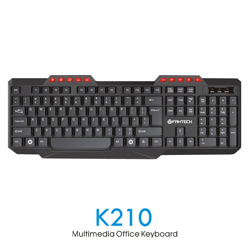 FANTECH K210 Multimedia Office Keyboard