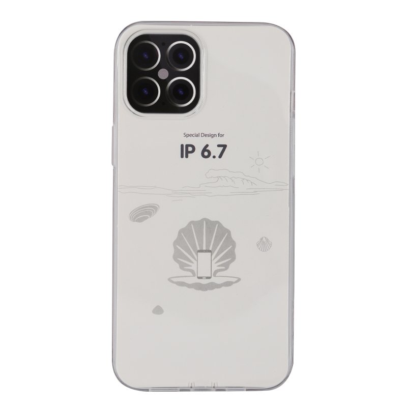 OUCASE Apple iPhone 12 Pro Max Transparent SILICON CASE