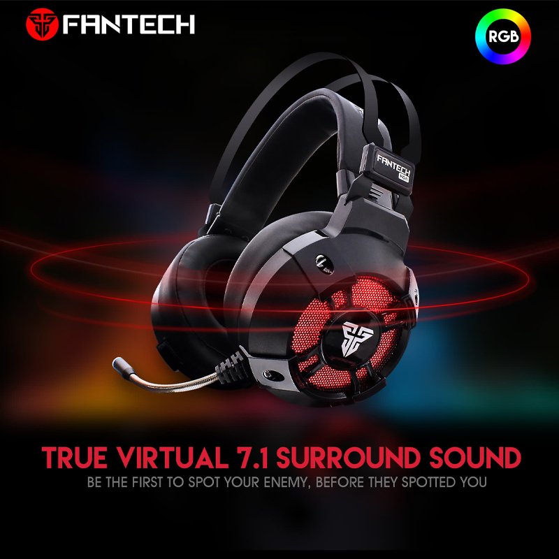 FANTECH HG11 CAPTAIN 7.1 SOUND GAMING HEADSET - Image 2