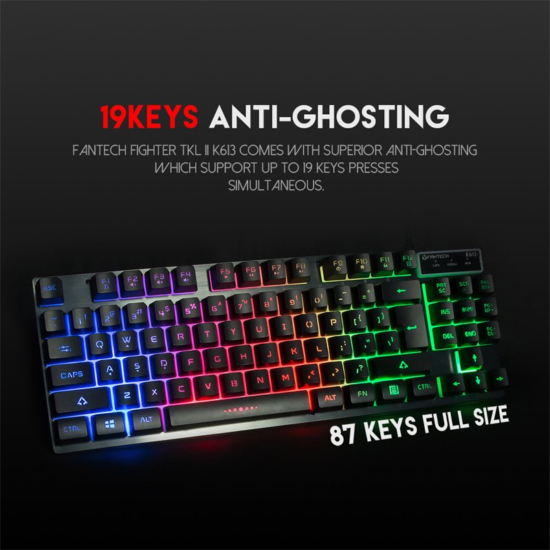 Fantech K613 Fighter TKL II GAMING KEYBOARD  - Image 2
