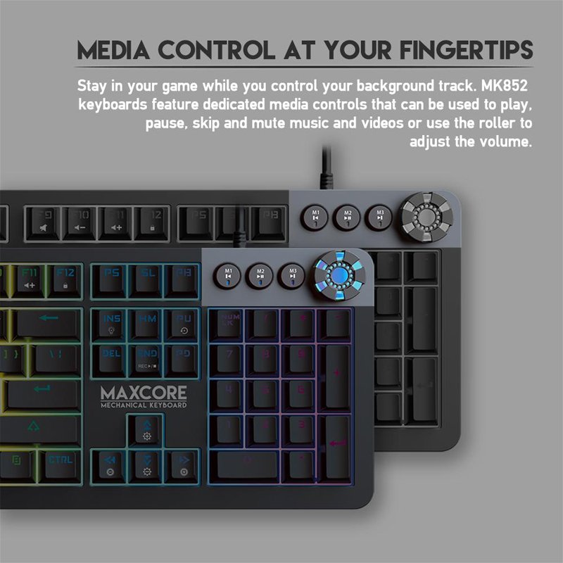 ⁦FANTECH MK852 MAXCORE GAMING KEYBOARD ⁩ - الصورة ⁦4⁩