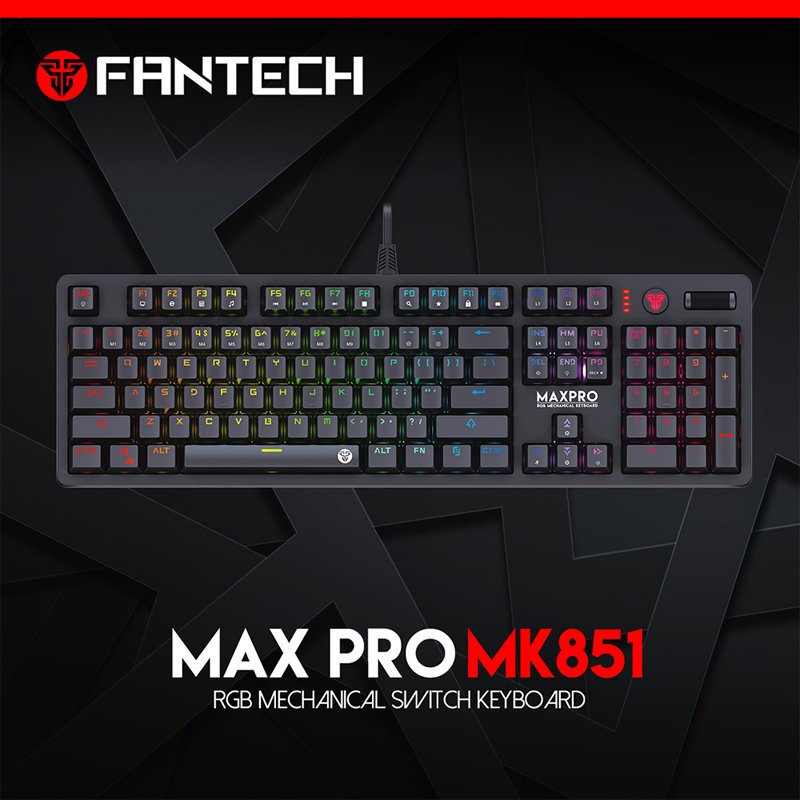 FANTECH MK 851 RGB MAX PRO MECHANICAL KEYBOARD