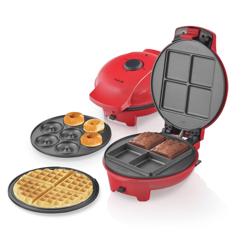 Saachi 3in1 Donut/Waffle/Brownie Maker NL-3M-1557