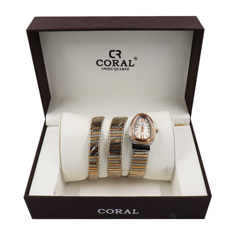 Coral Ladies Gift Watch Set