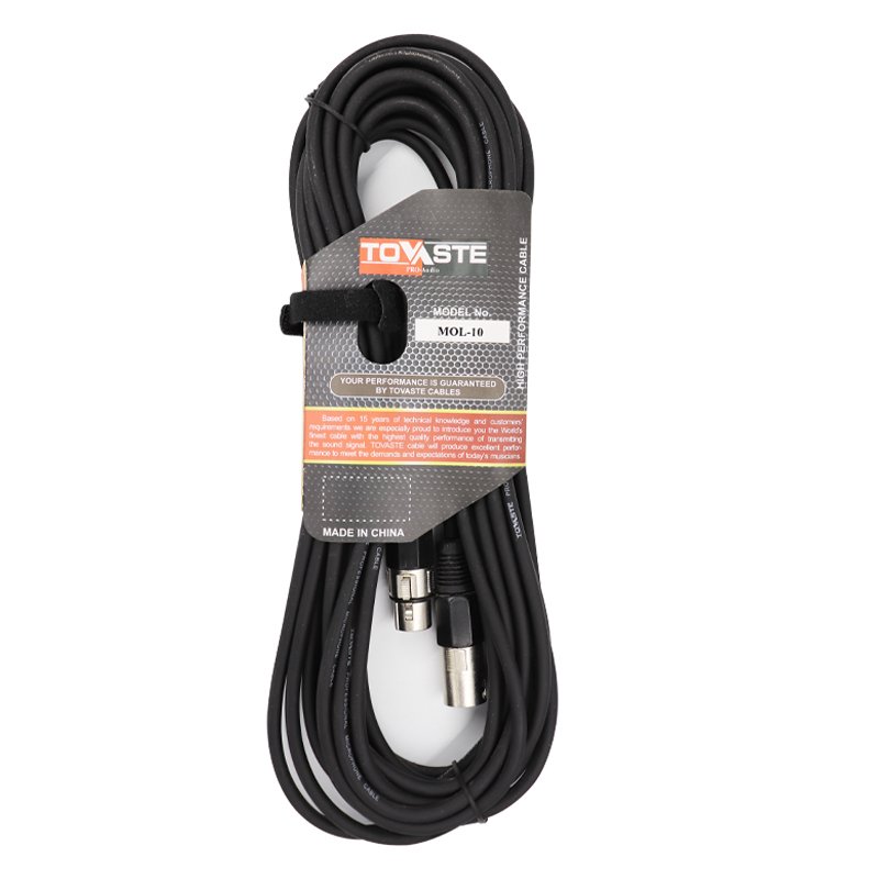 TOVASTE MOL-10 10M (XLR+XLR) MIC CABLE