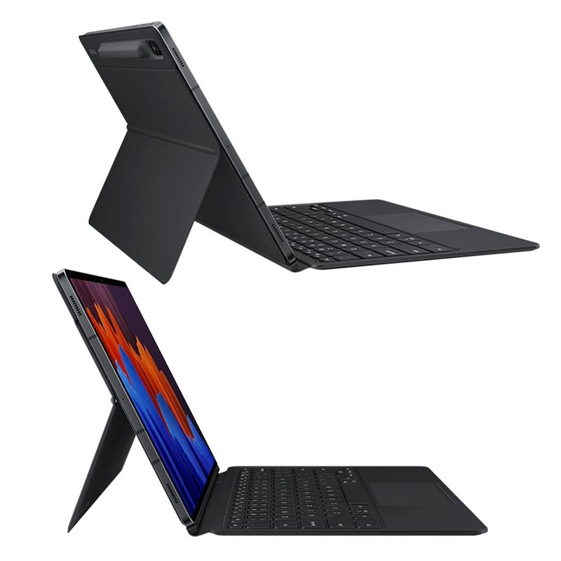 SAMSUNG T975 Galaxy Tab S7 Plus Book Cover Keyboard - الصورة 2