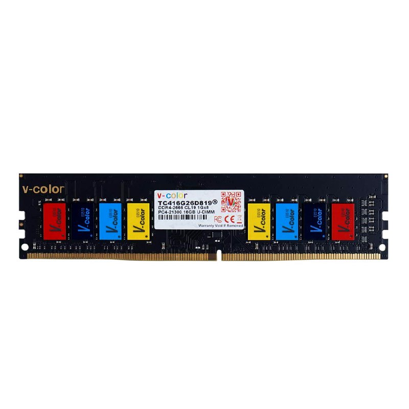 V COLOR CL19 GX8 U-DIMM DDR4-2666 MHZ RAM PC 8 GB