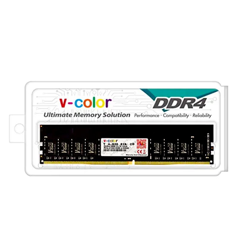 V COLOR CL19 GX8 U-DIMM DDR4-3200 MHZ RAM PC 8 GB