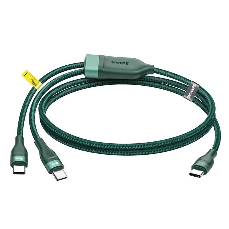 BASEUS 100W 2 IN 1 TYPE C TO TYPE C DATA CABLE