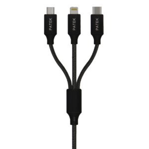 PATEK PT-31 3 IN 1 USB DATA CABLE