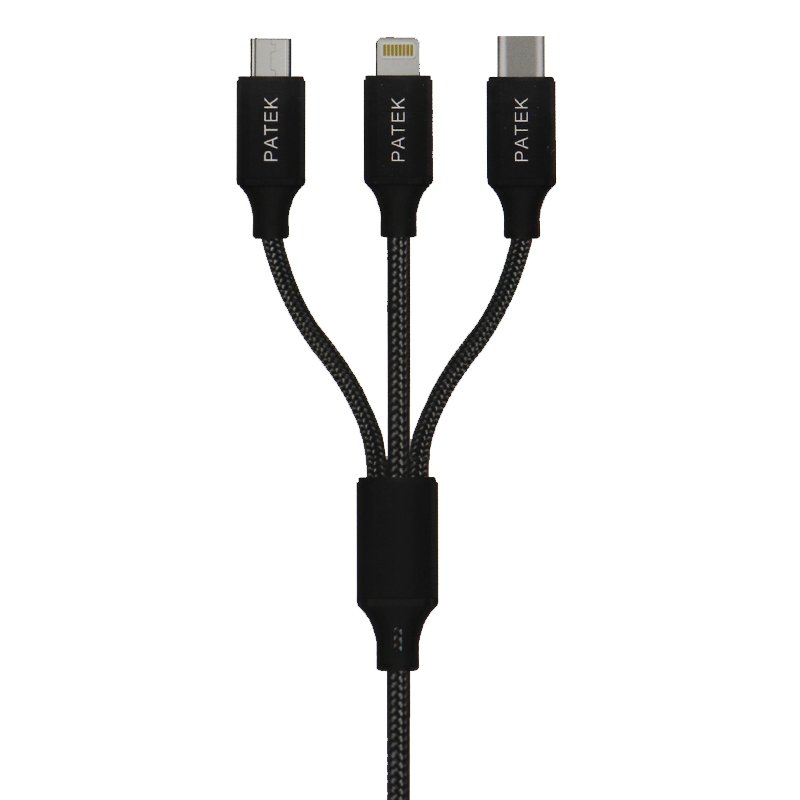 PATEK PT-31 3 IN 1 USB DATA CABLE
