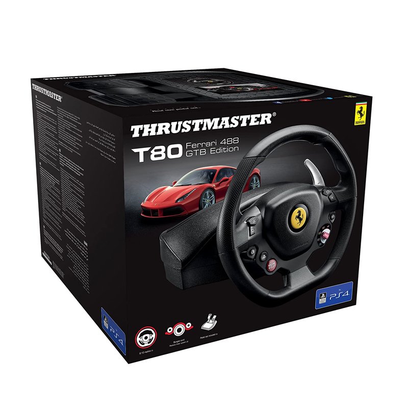 Thrustmaster T80 Ferrari 488 GTB Edition Racing Wheel - Image 3