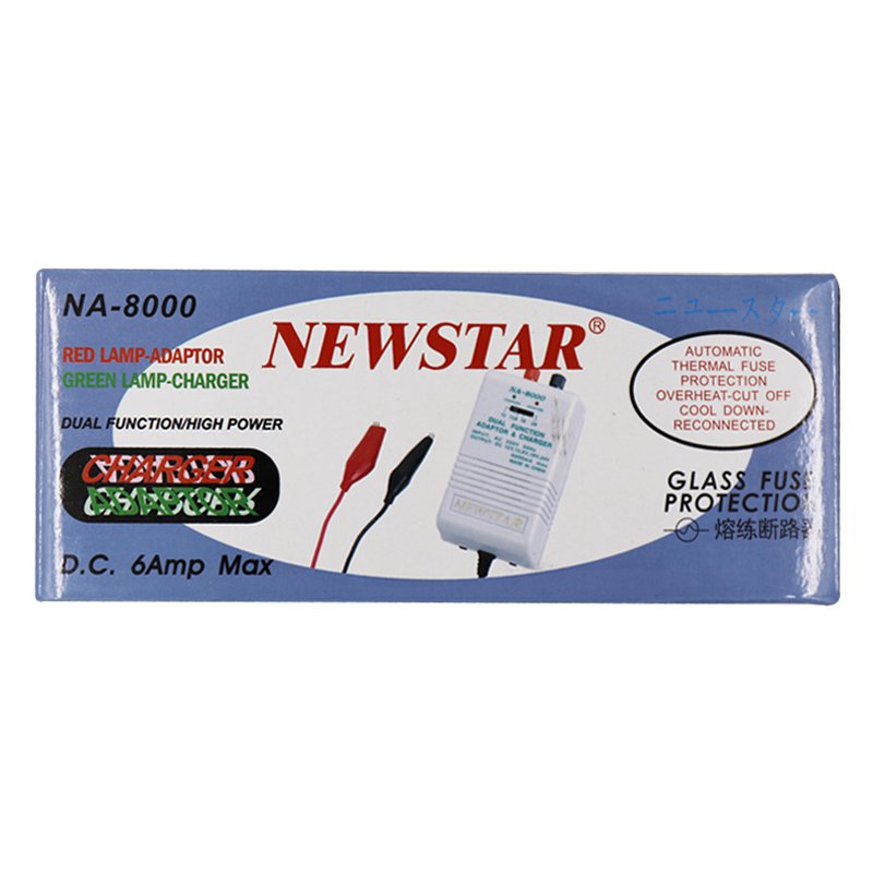 ⁦Newstar NA-8000 Dual Function High Power Charger Adapter 6Amps⁩ - الصورة ⁦2⁩