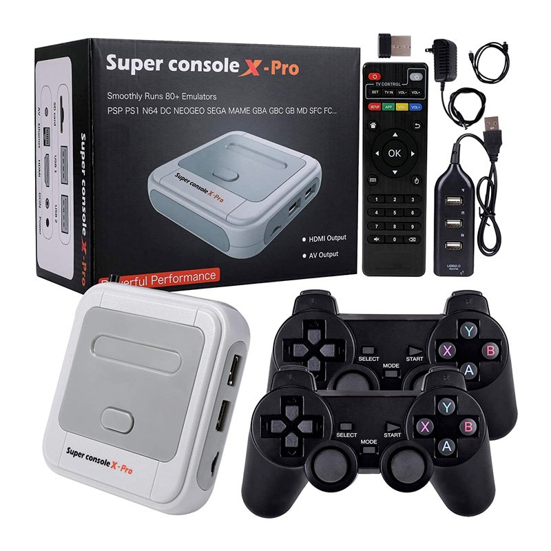 Super Console X-Pro With 2pc Wireless Joysticks