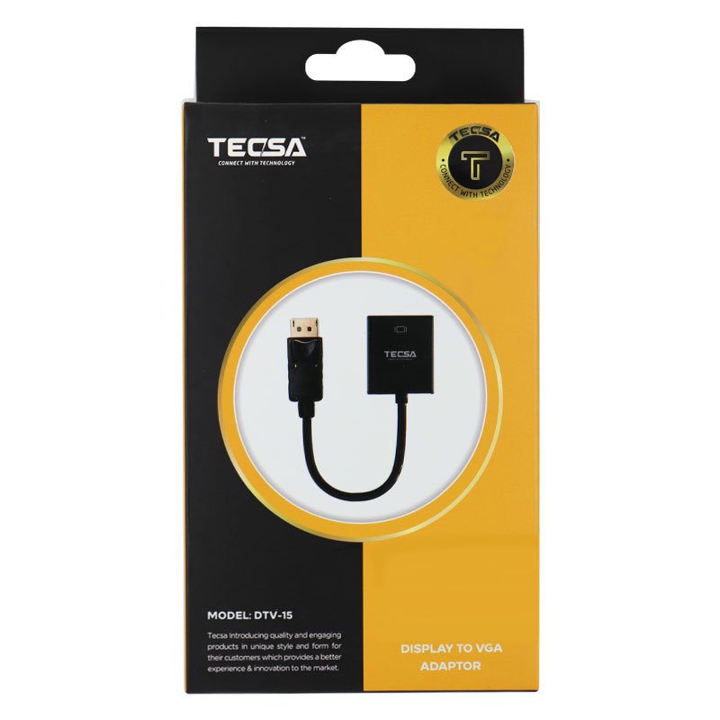 TECSA DTV-15 Onten Mini DP TO HDMI/VGA Adaptor