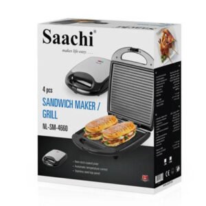 Saachi 4 Pcs Sandwich Maker/Grill NL-SM-4660
