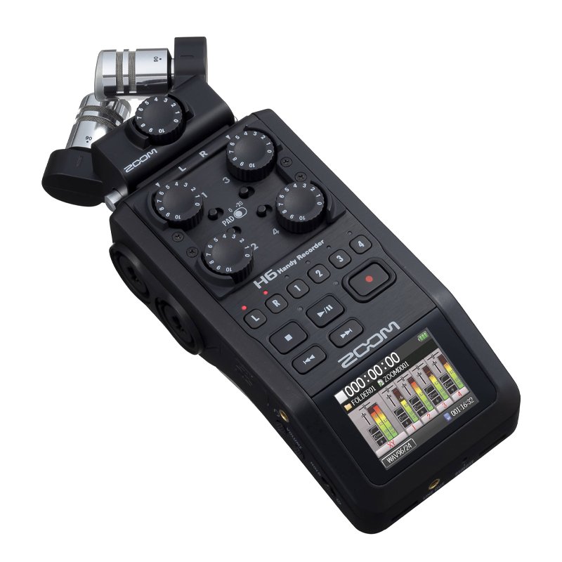 Zoom H6 Portable Handy Audio Recorder