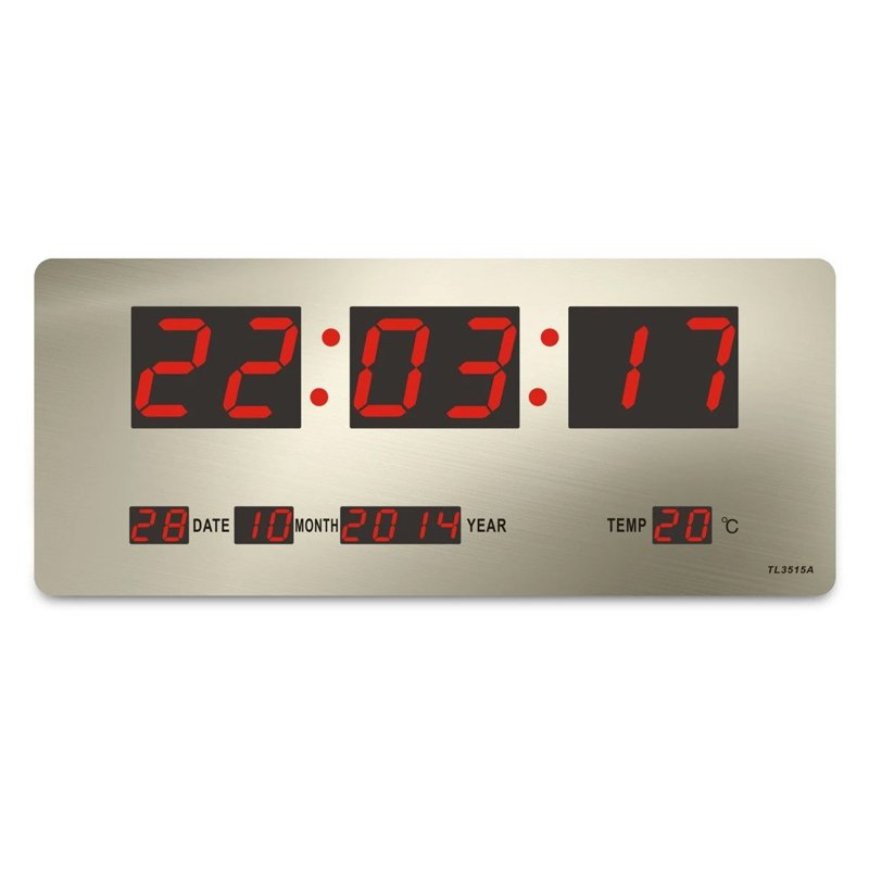 ⁦TTN TL-3515A DIGITAL SLIM LED CLOCK⁩ - الصورة ⁦2⁩