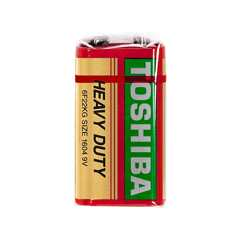 TOSHIBA 9V BP-1C HEAVY DUTY carbon zinc BATTERY - Image 2