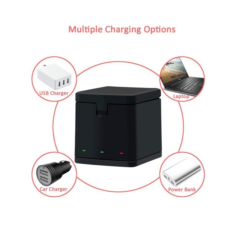 ⁦DMK GoPro HERO 9 3port Batteries Charger⁩ - الصورة ⁦4⁩