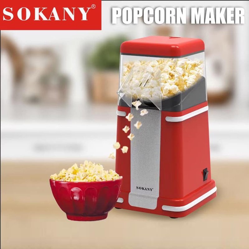 ⁦SOKANY SK-291 POPCORN MAKER - 1200W⁩ - الصورة ⁦2⁩