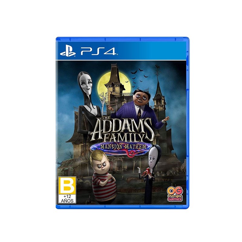 SONY PS 4 ADDAMS FAMILY MANSION MAYHEM GAME CD
