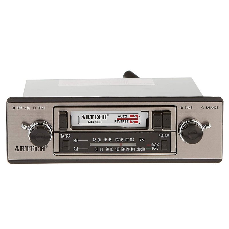 ARTECH ACS-988 CAR STEREO CASSETTE PLAYER WITH AM FM-MPX RADIO