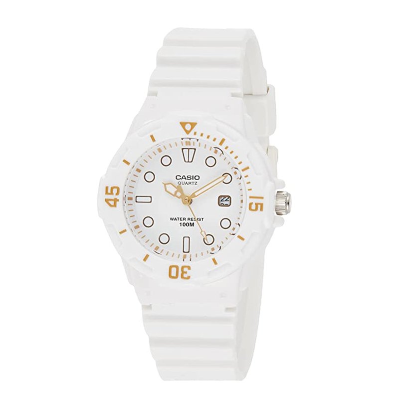 CASIO 3363 LRW-200H-4 SS BACK LADIES WATCH