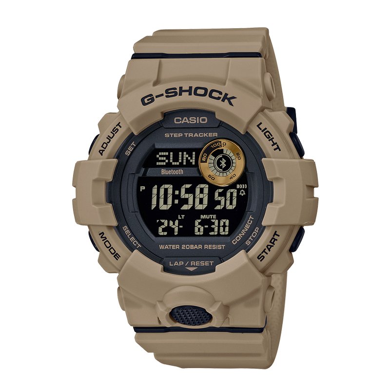 CASIO 3464 G-SHOCK ST.STEEL BACK WR GBD-800UC-5DR WATCH