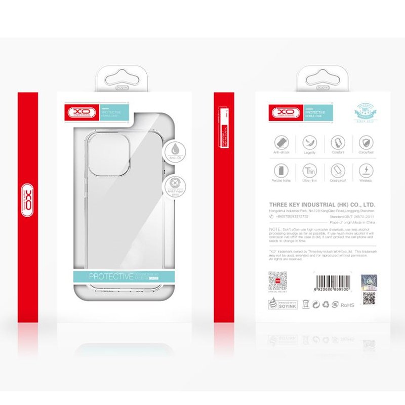 XO K01 CHANYI-S APPLE IPHONE 13 TREANSPARENT Hard Silicon Case