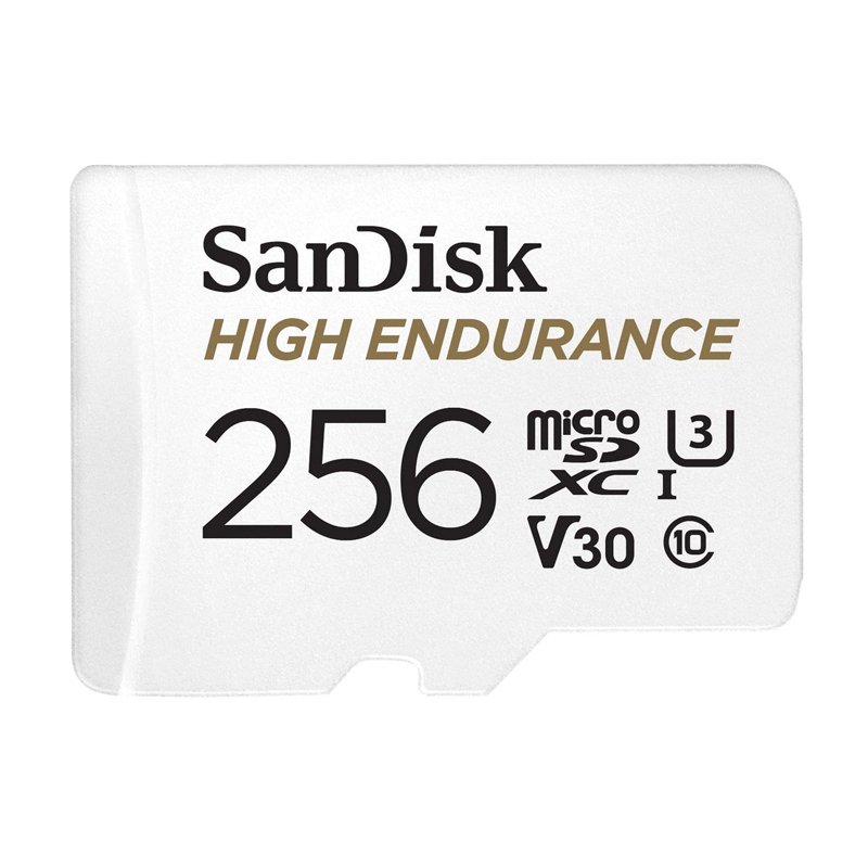 SANDISK HIGH ENDURANCE 256GB MICRO SD CARD 