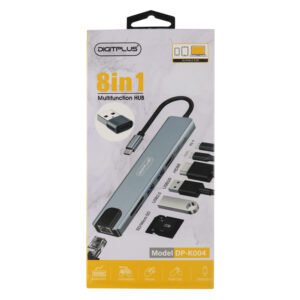 DigitPlus DP-K004 8 in 1 Multifunction HUB